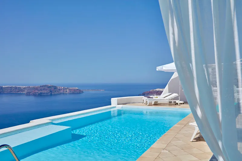 General view, Astra Suites, Santorini