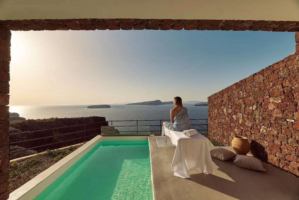 DOUBLE WITH JACUZZI WITH VIEWS Room, Coco-Mat Hotel Santorini, Santorini
