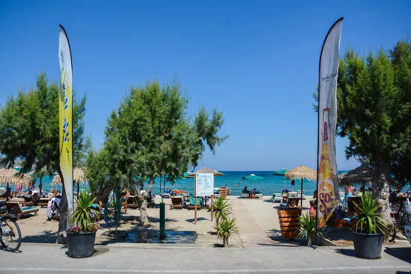 Beach, Akti Dimis Hotel, Kos