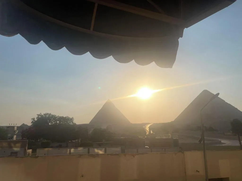 Terrace, Pyramids View Inn, Cairo