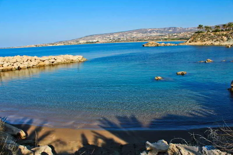 Beach, Theo Sunset Bay Hotel, Cyprus