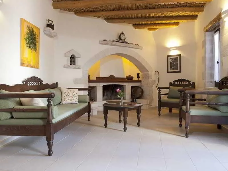 Lobby, Kastellos Traditional House, Crete