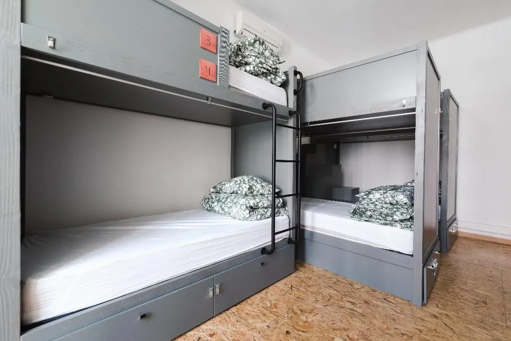 Bed in dormitory CAPACITY 8 WITH SHARED BATHROOM Room, WOT Patio Social, Lisbon