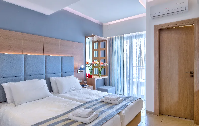 Room, Leonidas Hotel & Apartments, Crete