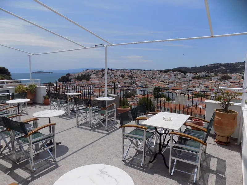Terrace, Pension Margarita, Skiathos
