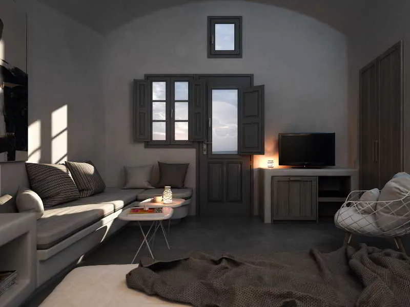 Room, Filotera Suites, Santorini