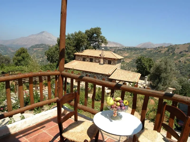 Terrace, Enagron Ecoturism Village, Crete