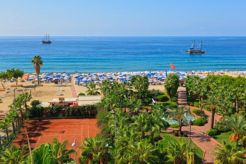 Beach, Gardenia Hotel, Antalya