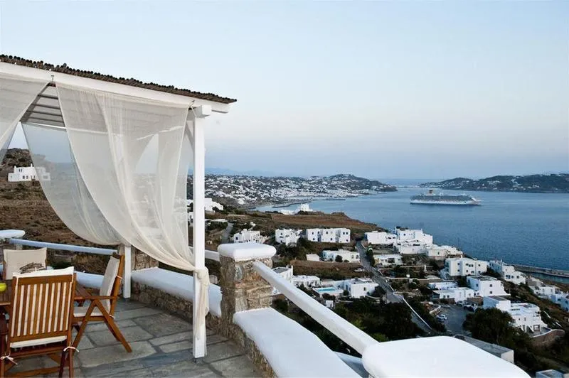 General view, La Maison Blanche, Mykonos