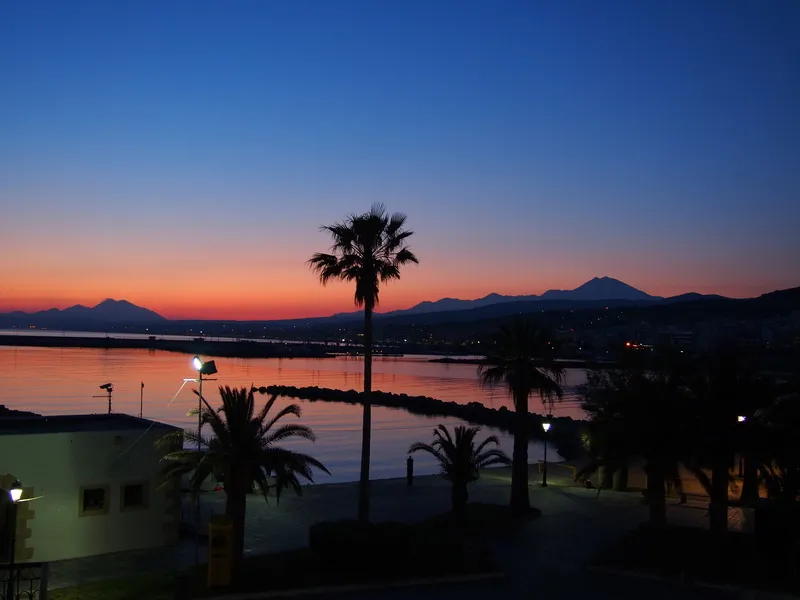 Terrace, Faros Beach Hotel, Crete