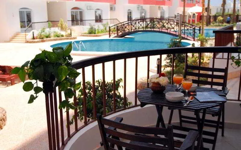 Terrace, Desert Pearl Apartments, Red Sea Riviera