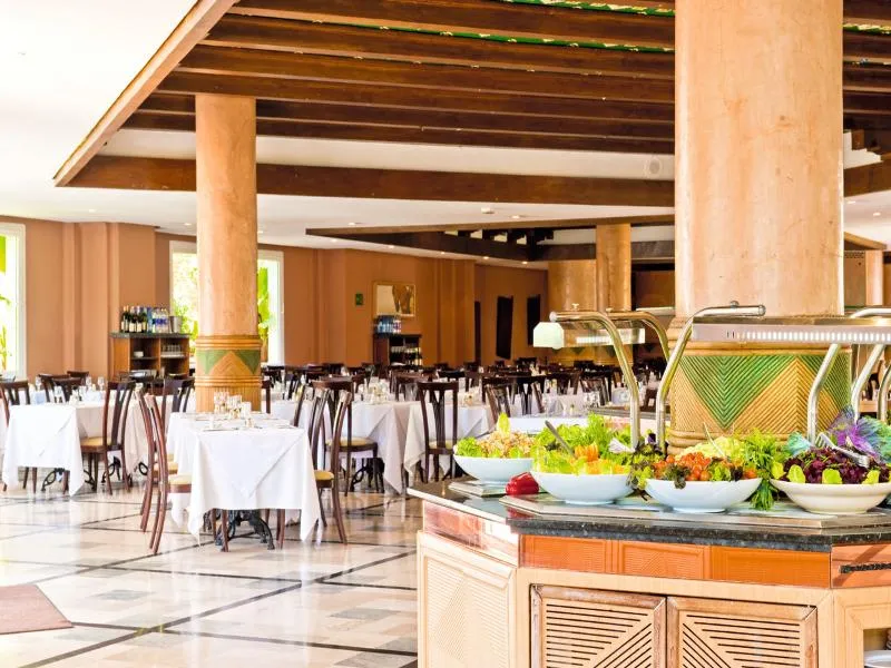 Restaurant, Hotel Riu Tikida Beach Adults Only - All inclusive, Agadir