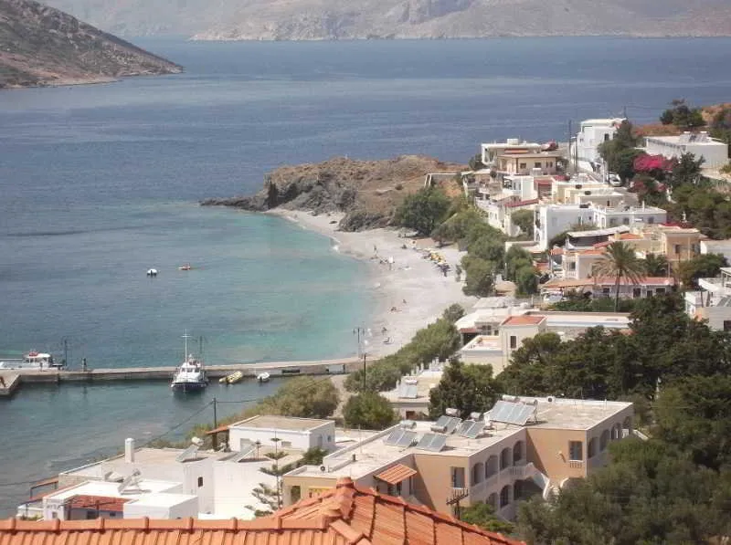Beach, Panorama Studios & Apartments Myrties, Kos