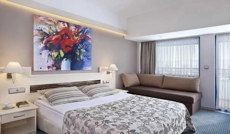 DOUBLE SINGLE USE LAND VIEW Room, Sunrise Resort Hotel, Antalya