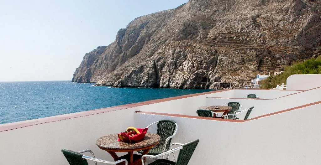 Double or Twin SEA VIEW Room, Irini's Rooms Fteoura, Santorini