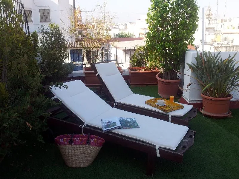 Terrace, La Casa Del Maestro Boutique, Seville