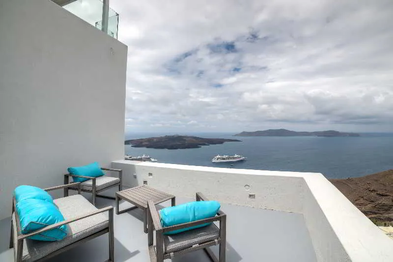 Terrace, Santorini Royal Suites, Santorini