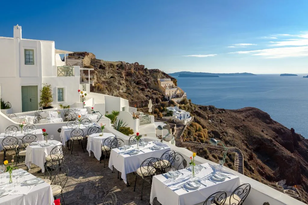 Lobby, Fanari Villas, Santorini