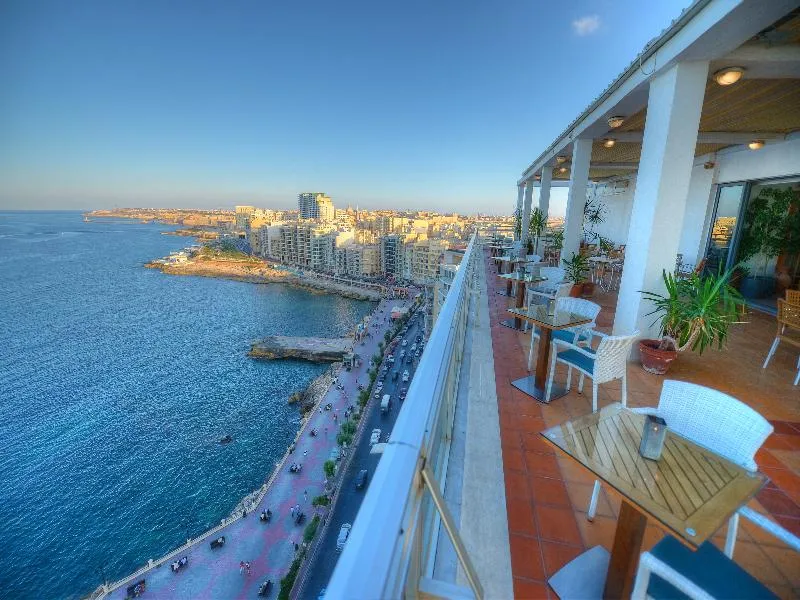 Terrace, The Preluna Hotel, Malta