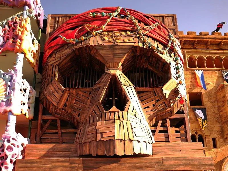 General view, Pirates Village, Majorca