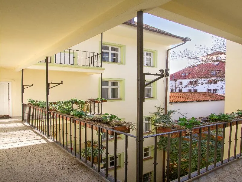 Terrace, Hotel Waldstein, Prague