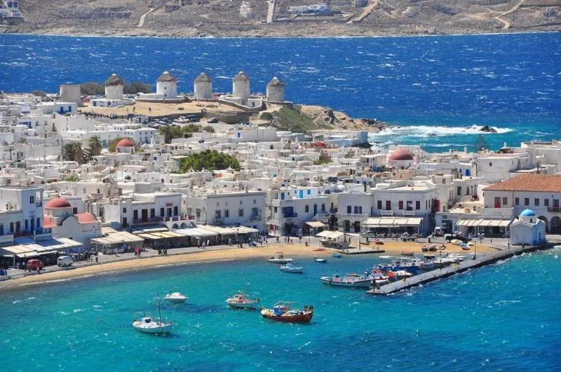 General view, Gorgona Hotel, Mykonos