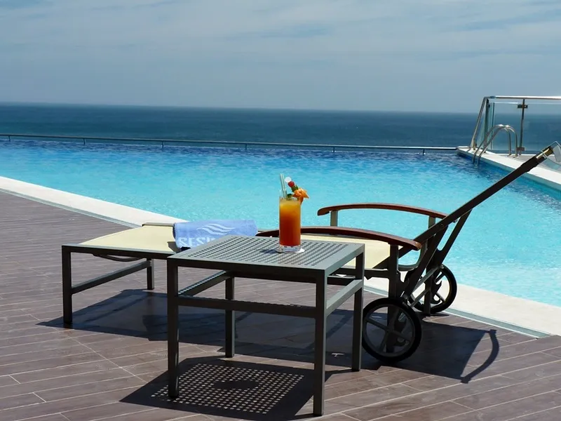 Pool, Sesimbra Oceanfront Hotel, Lisbon