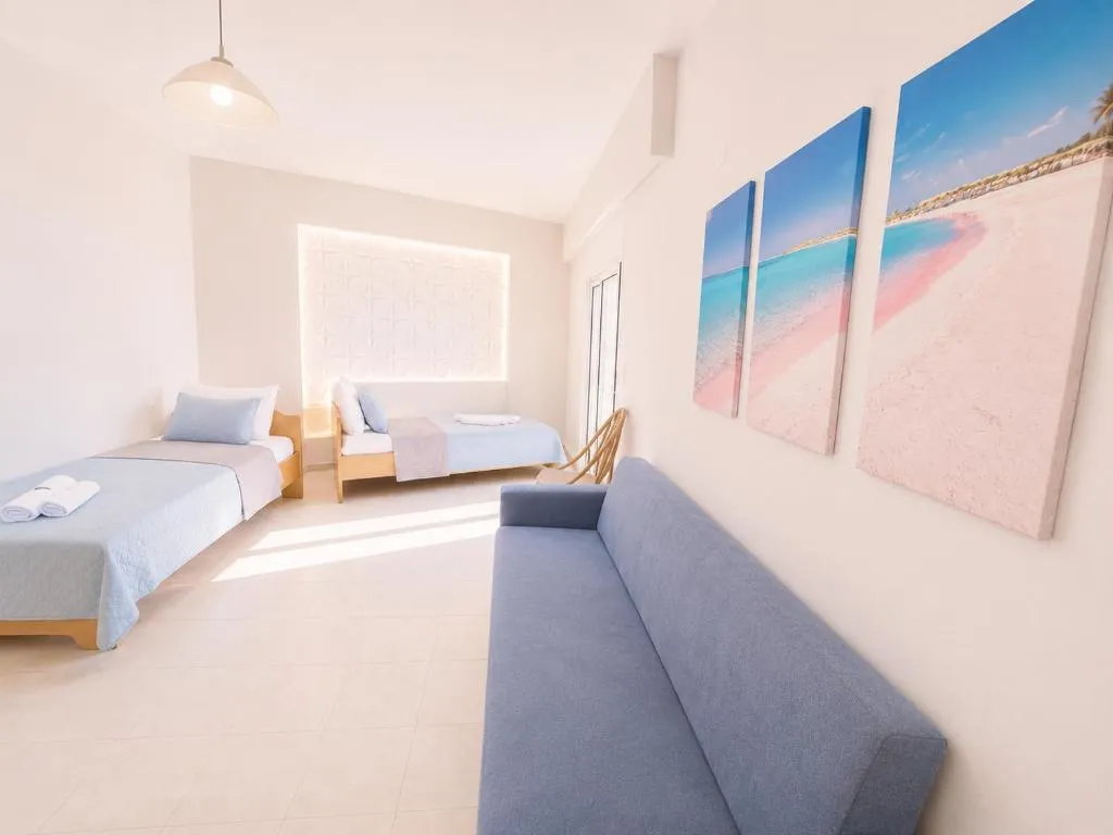 FAMILY ROOM TWO BEDROOMS ONE BATHROOM Room, Castro Hotel, Crete