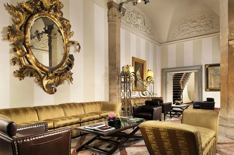 Lobby, Grand Hotel Cavour, Florence