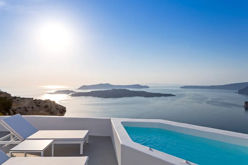 JUNIOR SUITE SEA VIEW Room, Alti Santorini Suites, Santorini