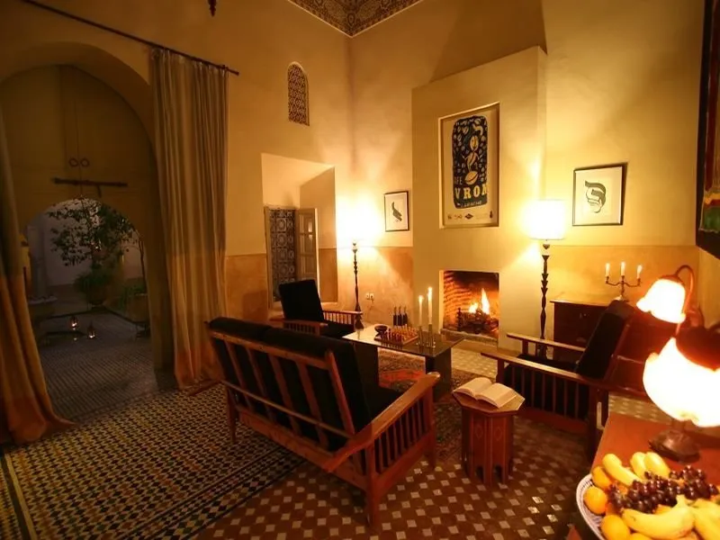 Lobby, Dar Lalla Fdila, Marrakech