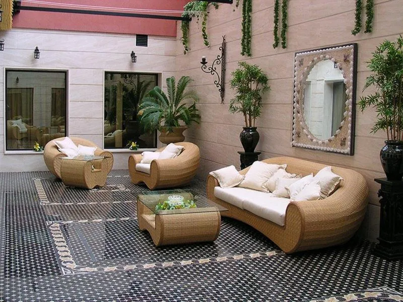 Terrace, Hotel Santiago Jaen, Andalucia