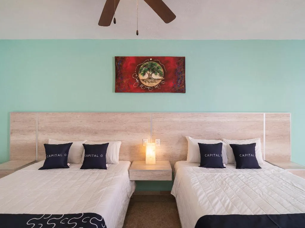 Room TWO DOUBLE BEDS Room, Hotel Punta Esmeralda, Playa Del Carmen