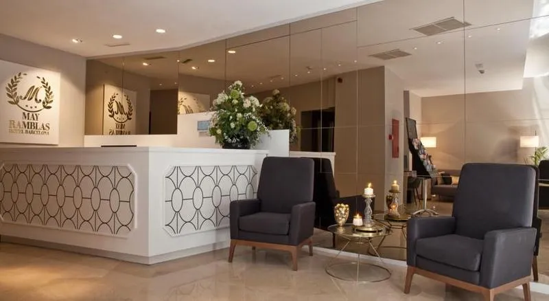 Lobby, May Ramblas Hotel, Barcelona