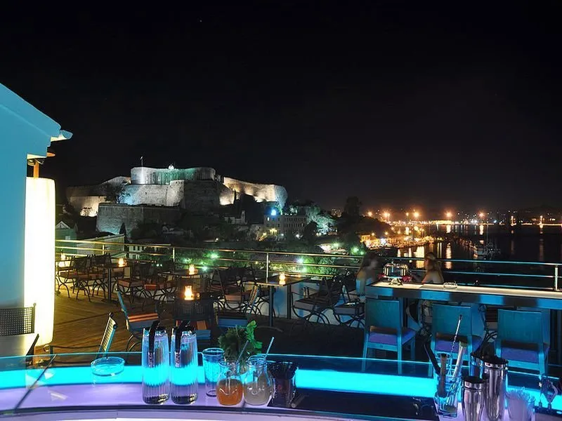 Terrace, City Marina Hotel, Corfu