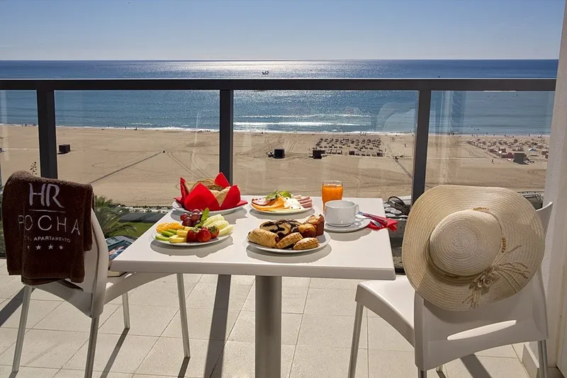 Terrace, Hotel da Rocha, Algarve