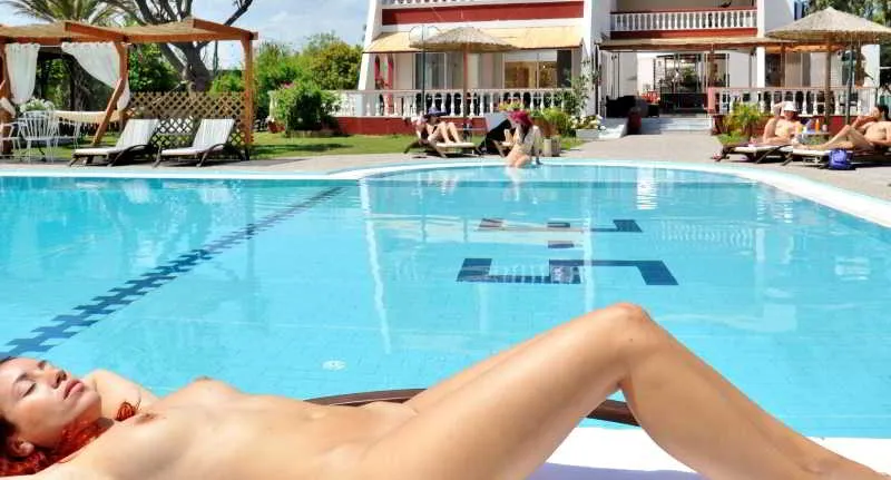 Pool, Naturist Angel Club Hotel, Rhodes