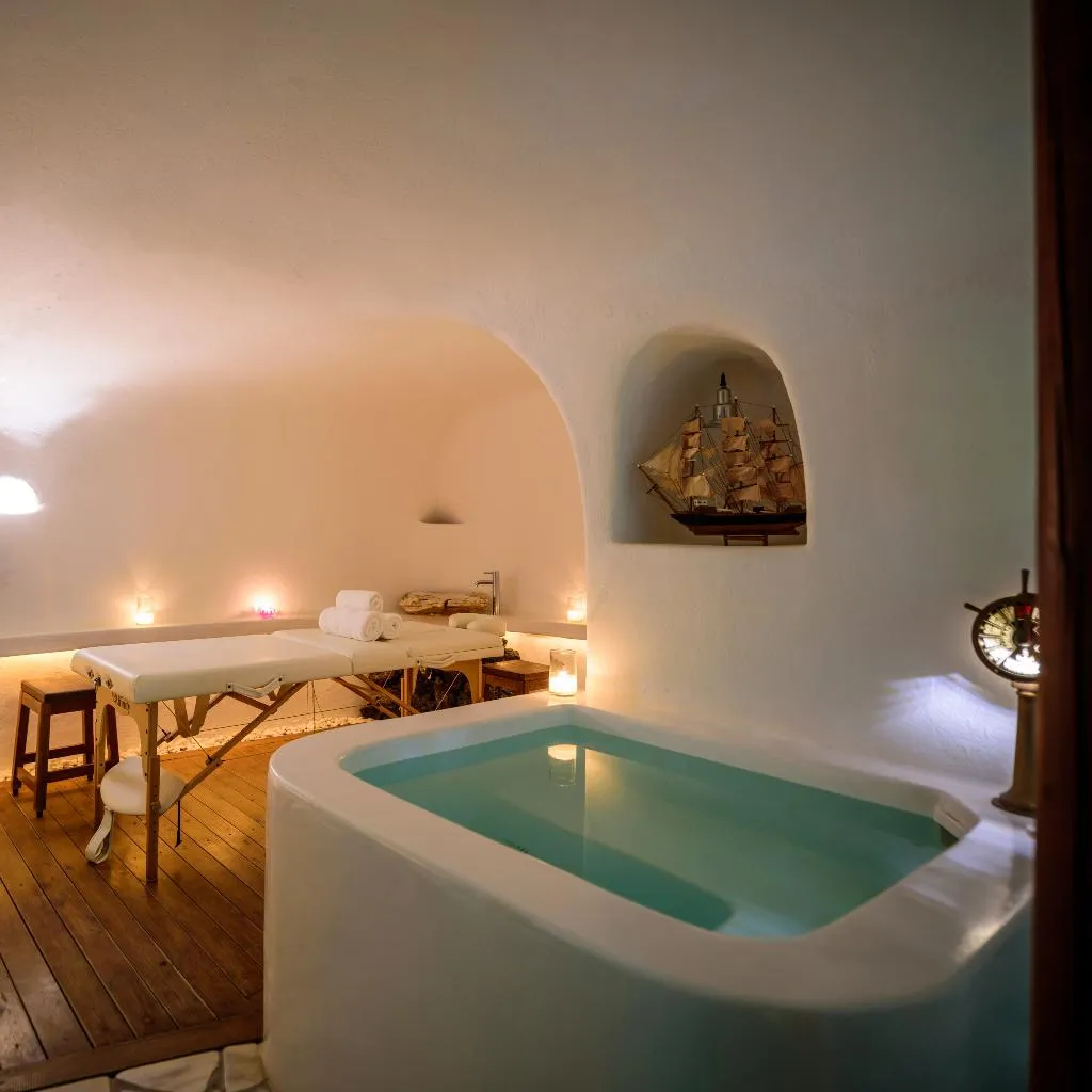 Lobby, Fanari Villas, Santorini