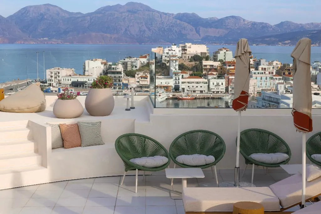 Terrace, Mistral Bay, Crete