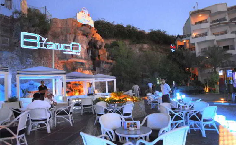 Terrace, Naama Bay Hotel and Resort, Red Sea Riviera