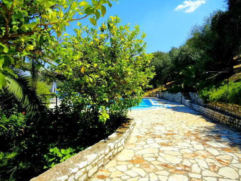 Terrace, Dionysos Apartments, Corfu