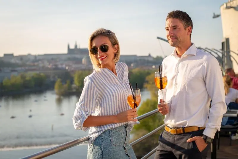Bar, Dancing House Hotel, Prague