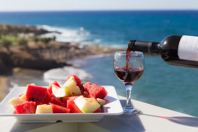 Terrace, Panormo Beach, Crete