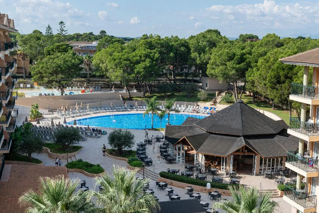 Terrace, Aparthotel Can Picafort Palace, Majorca
