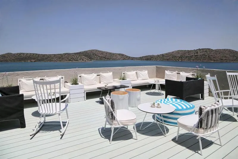 Terrace, Domes Aulus Elounda, Curio Collection by Hilton, Crete