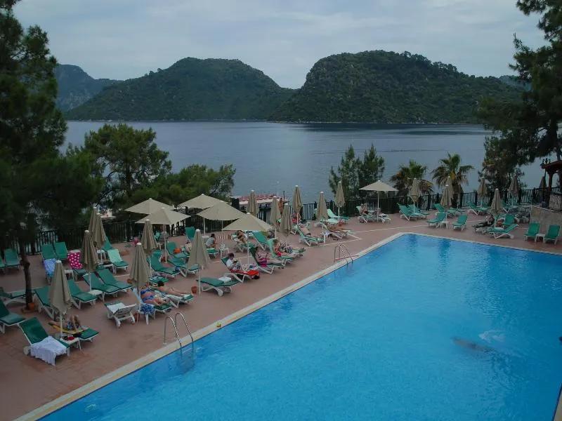 Terrace, Marmaris Park Hotel, Dalaman