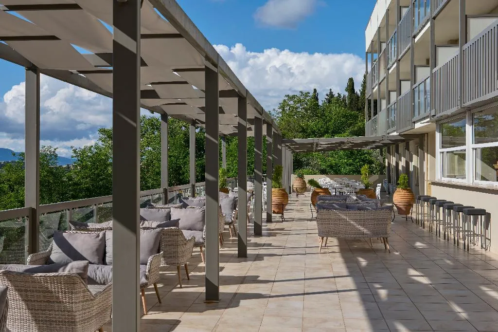 Terrace, Ariti Grand Hotel Corfu, Corfu