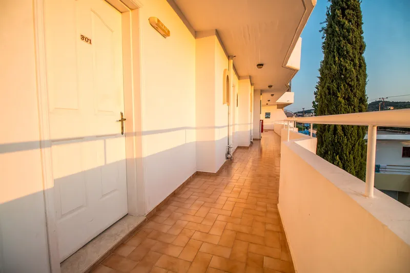 Terrace, Mikes House Hotel, Rhodes