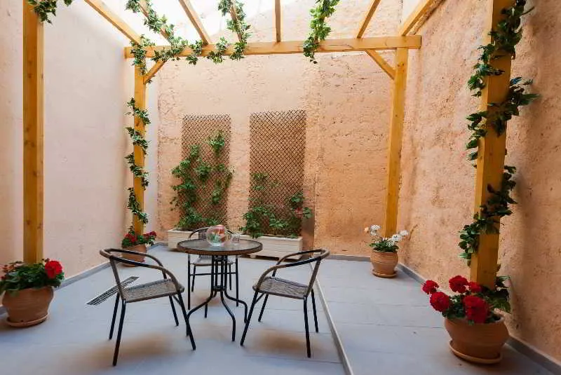 Terrace, Castello Apartments, Crete