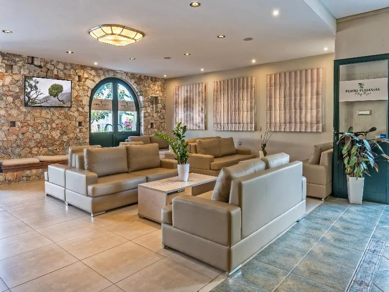 Lobby, Porto Platanias Village Resort, Crete
